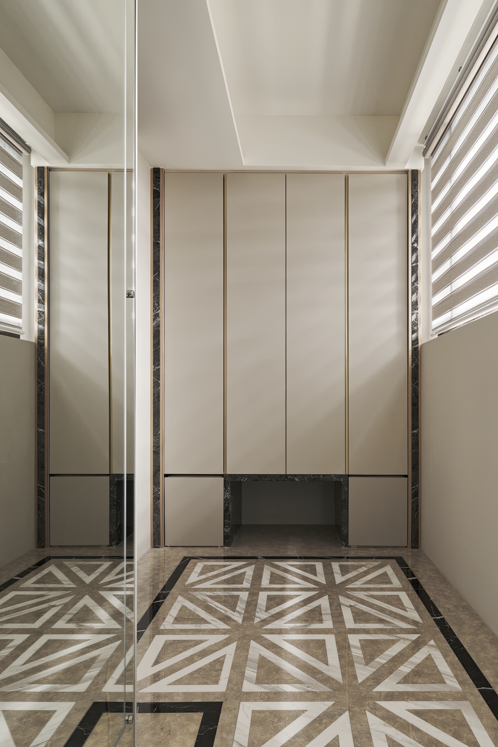 桃園市室內設計|以美式古典鋪陳的智能居宅-2