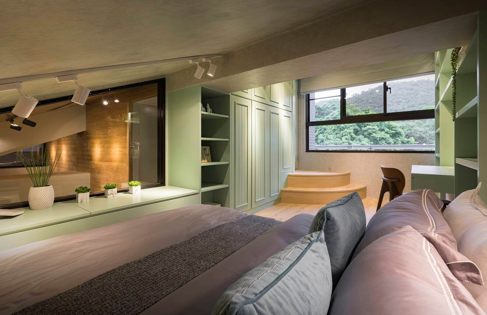 台北市豪宅室內設計|沐光樓中樓宅邸尋見復古雅趣|三宅一秀-13