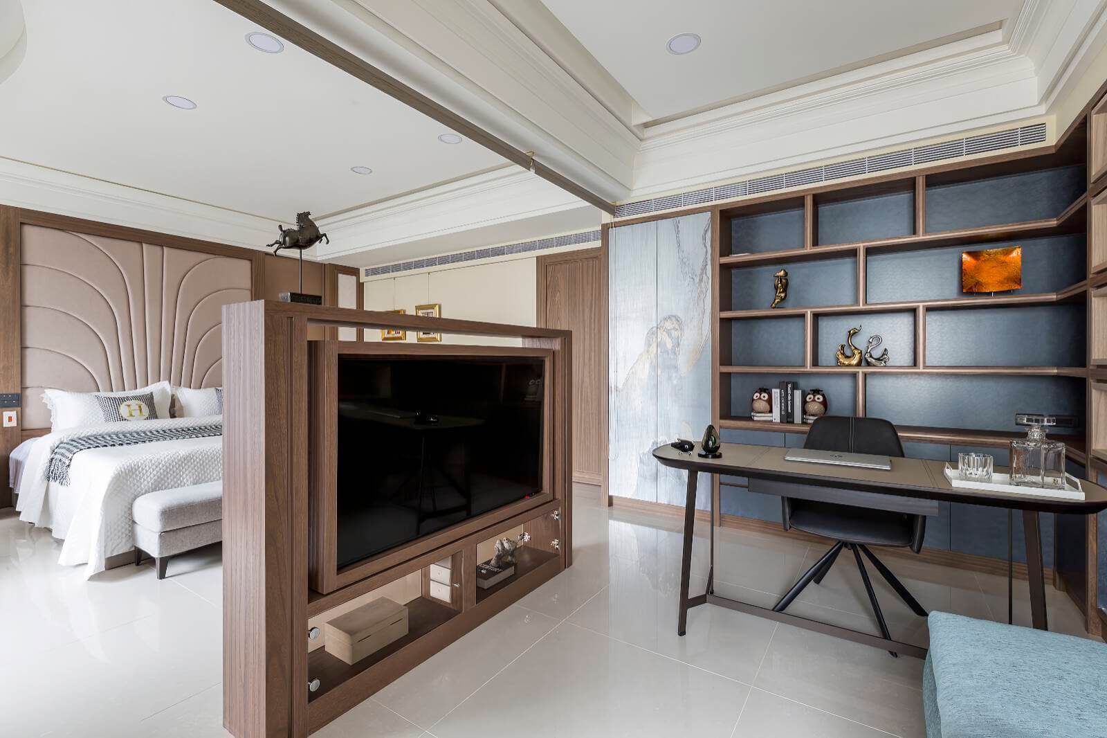 竹北市室內設計|雕金作境,細品紋理雅逸|三宅一秀-9