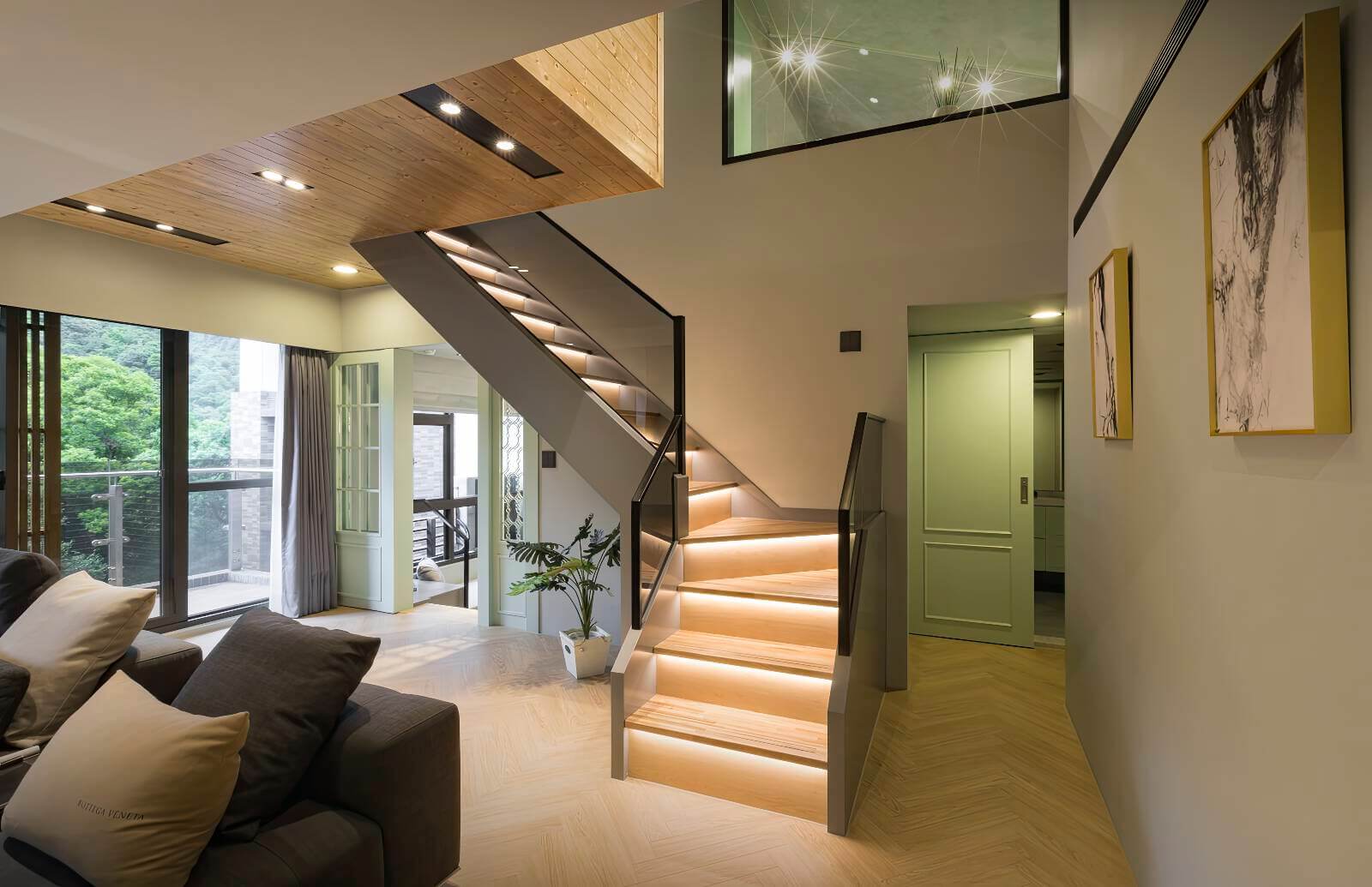 台南市室內設計|迎山沐光,締造靜好樓閣|三宅一秀-5