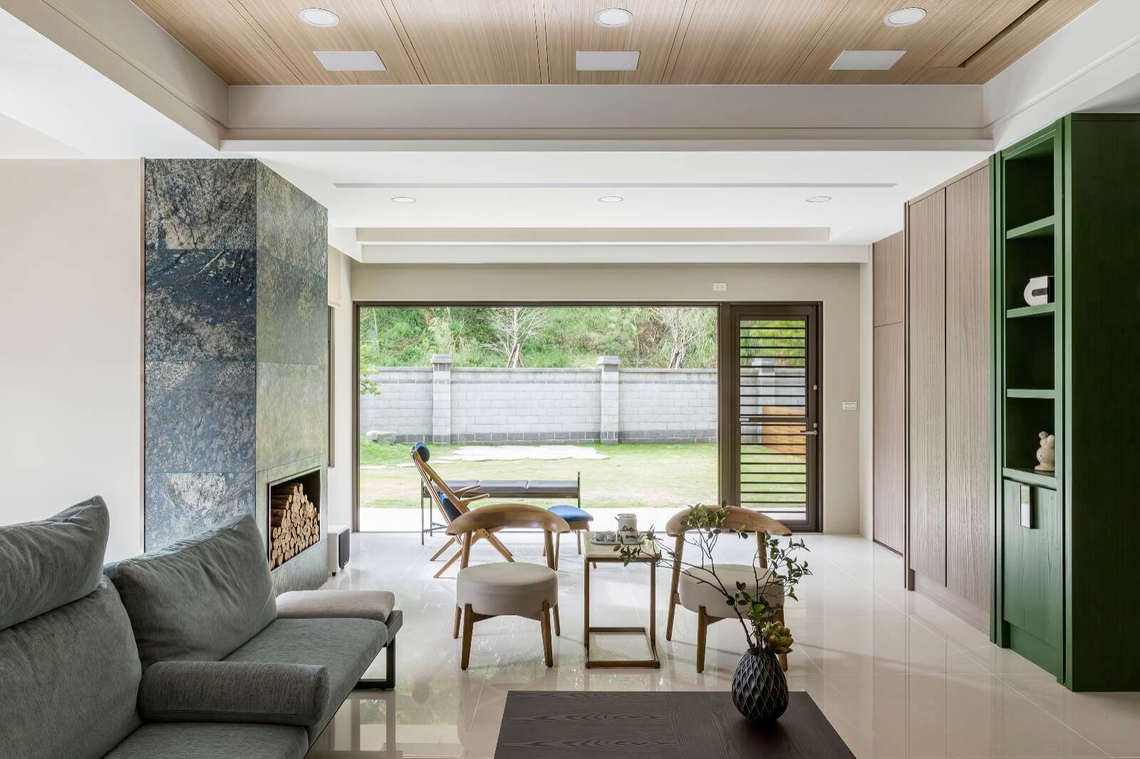 竹北市豪宅室內設計|自山林與都會間獨享清幽的日式禪居-14