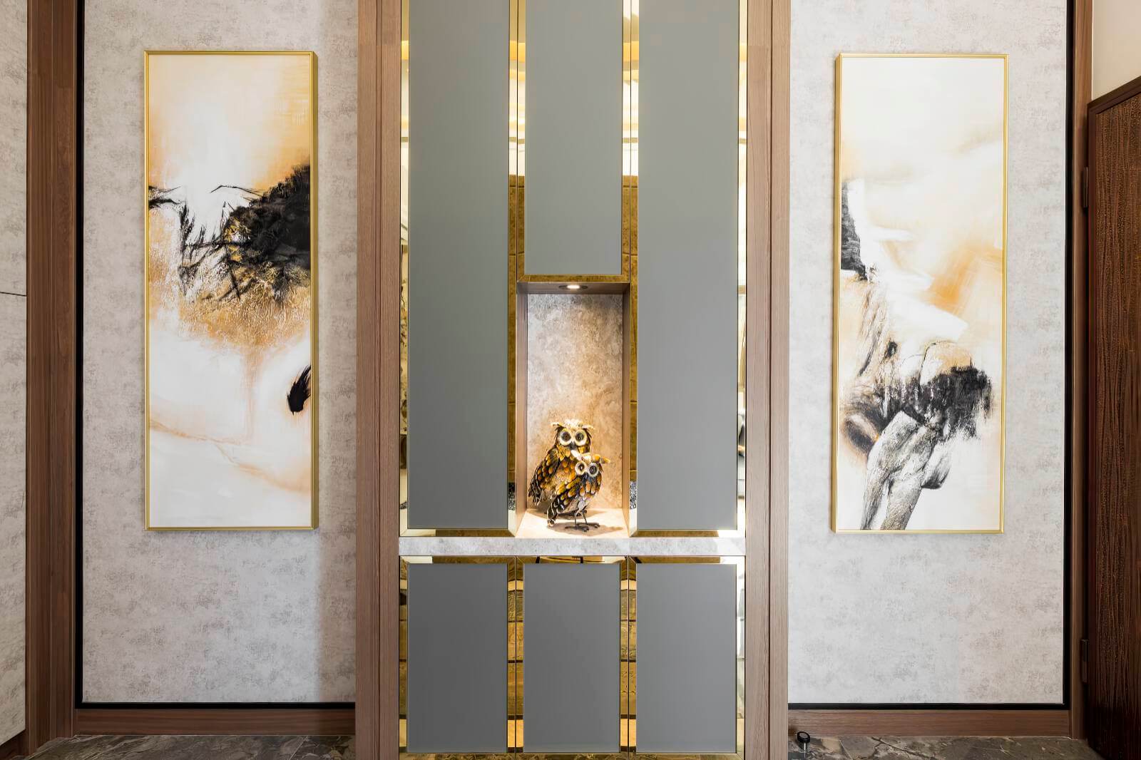 竹北市室內設計|雕金作境,細品紋理雅逸|三宅一秀-3