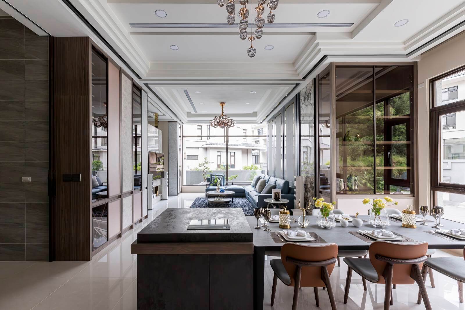 竹北市豪宅室內設計|自山林與都會間獨享清幽的日式禪居-6