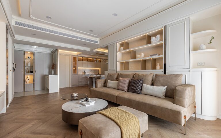 台北市室內設計｜美式筆觸為37年老宅點綴現代華貴-10