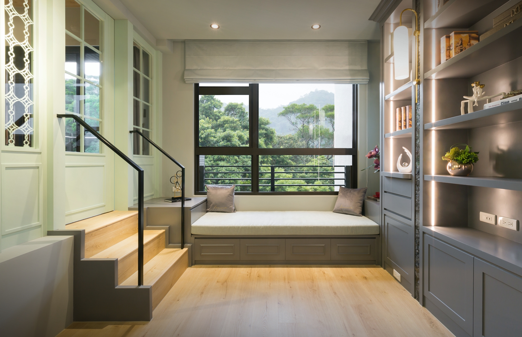 高雄市豪宅室內設計|層境穿梭,森映樓中樓-6