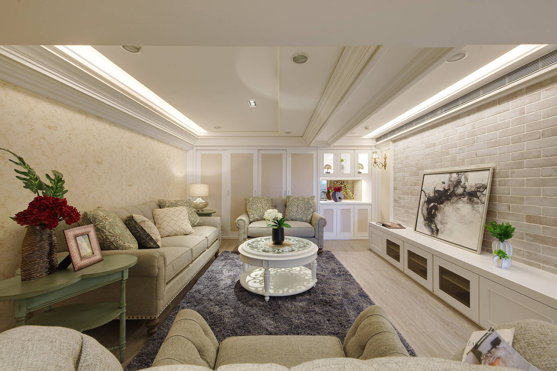 高雄市室內設計|沐白疊映,風範自成-2